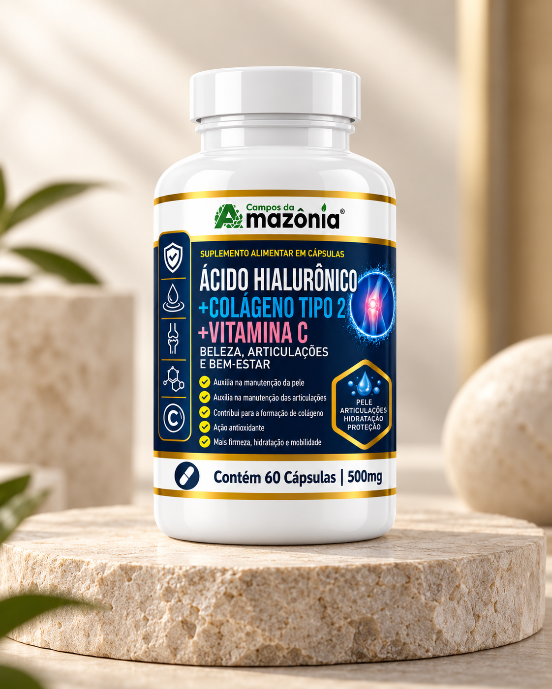Ácido Hialurônico + Colágeno Tipo 2 + Vitamina C — imagem 1